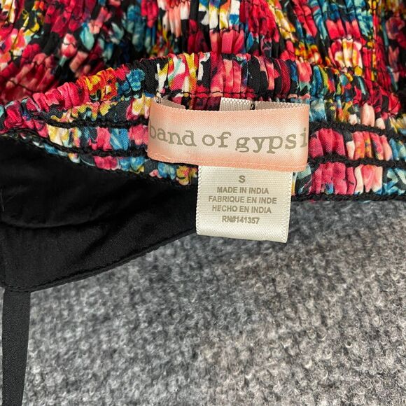 Band of Gypsie Dress Womens S Floral Sleeveless Fit Flare Cottage Pin Up Swing - Picture 7 of 10